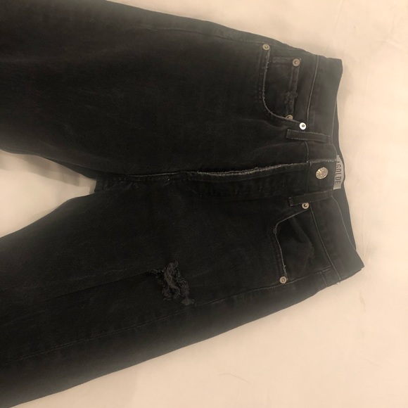 Agolde 90s mid rise boyfriend jeans in audio. - Picture 8 of 9